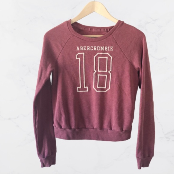 Abercrombie & Fitch Tops - Abercrombie & Fitch Soft Crew Neck Sweatshirt- S
